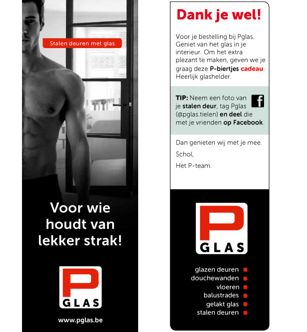 online offline communicatie - voorbeeld pglas